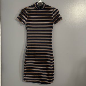 Forever 21 Mini striped short sleeve dress
